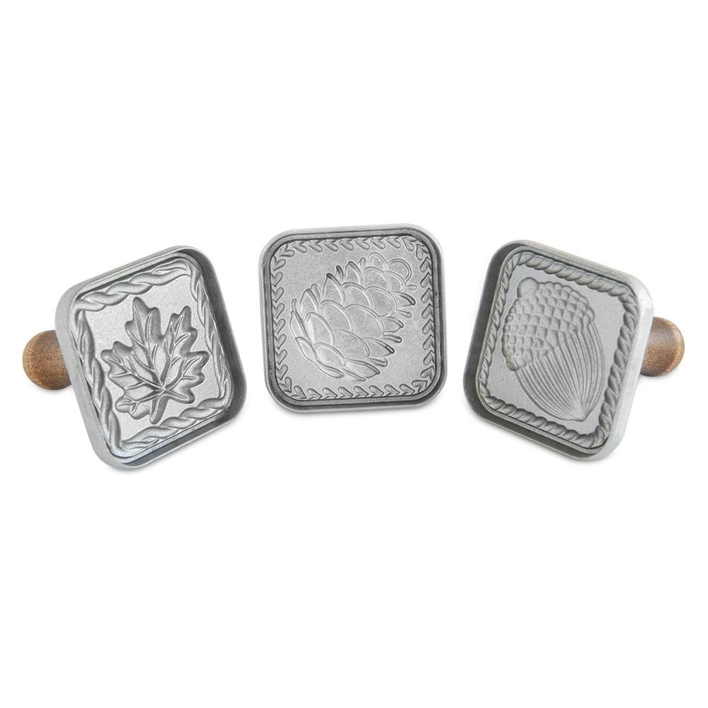 Nordic Ware Cookie Stamps | Fall Forest Springerle - Additional view