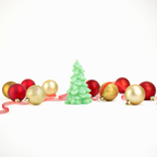 Mosser Glass Holiday Collection 2.75  Tree Figurine | Jadeite - Additional view