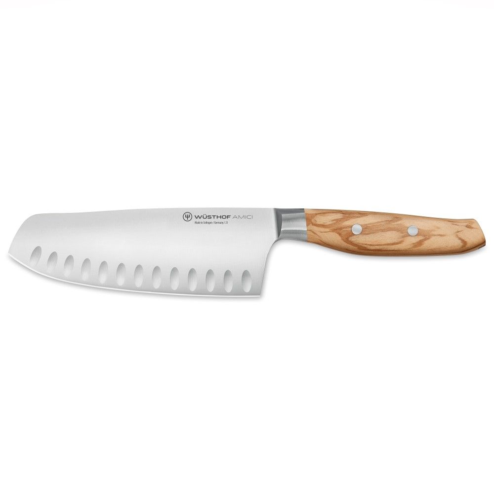 WÜSTHOF Amici 7  Hollow Edge Santoku