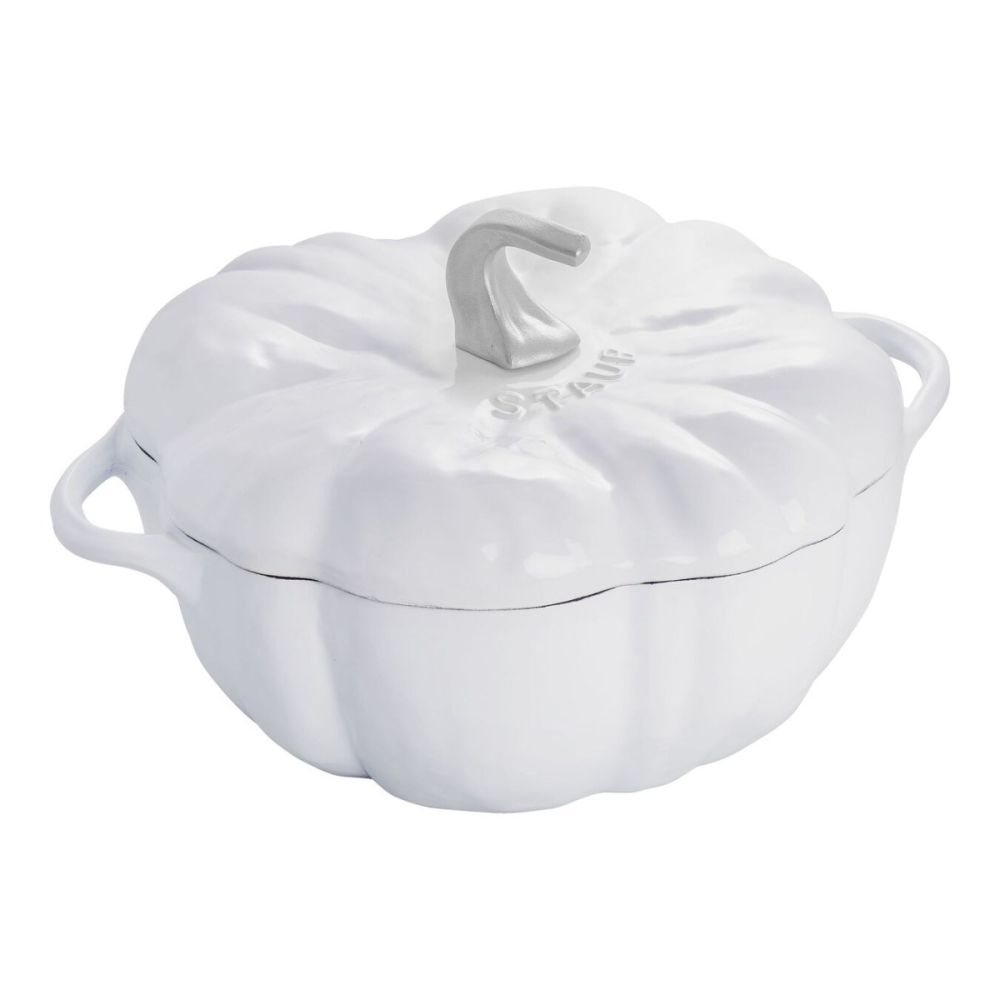 Staub 3.5 Qt. Pumpkin Dutch Oven | White