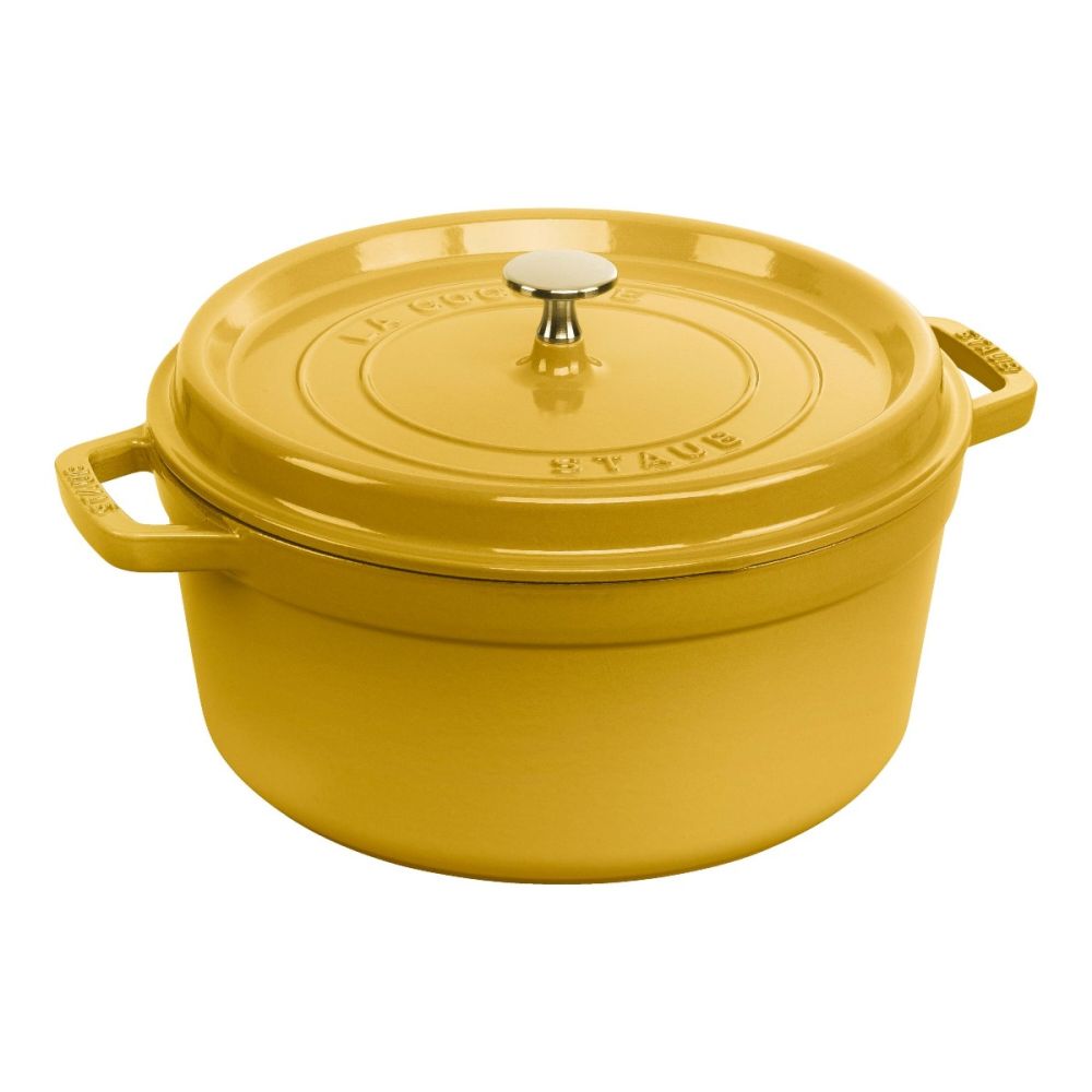 Staub 5.5 Qt. Round Dutch Oven | Citron