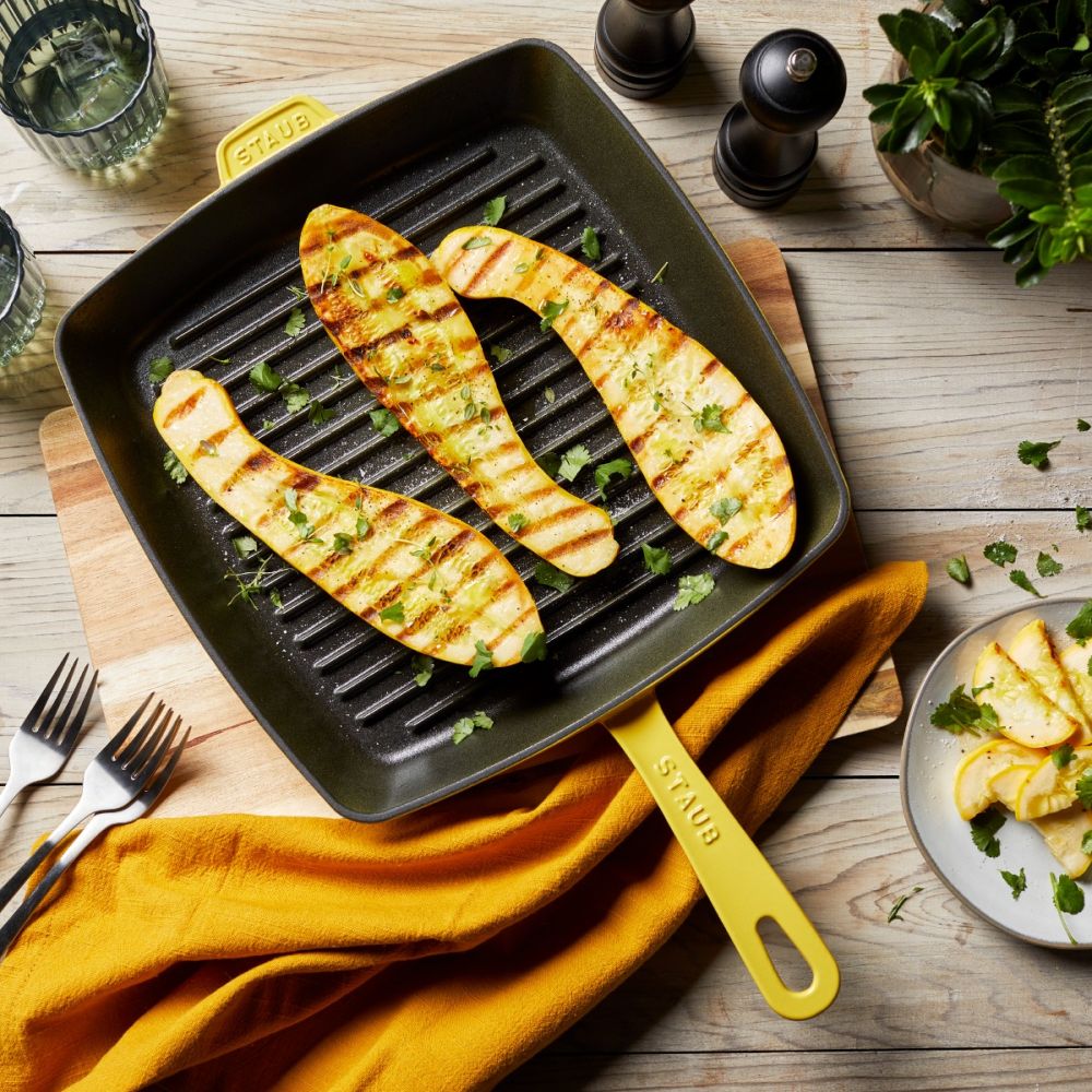 Staub 12  Square Grill Pan | Citron - Additional view