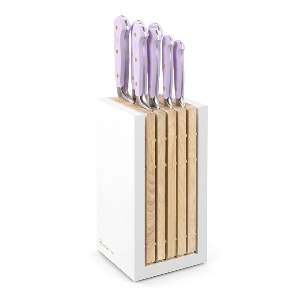 WÜSTHOF Classic Color 8-Piece Knife Block Set | Purple Yam