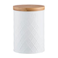 Typhoon Embossed White Sugar Storage Canister