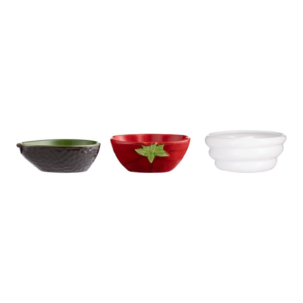 Typhoon World Foods Fajita Dip Bowls | Set of 3