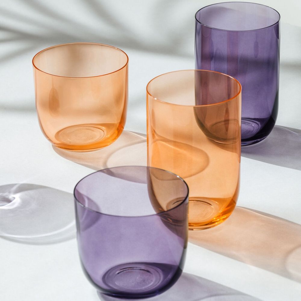 Villeroy & Boch 9.25oz Like Water Glasses (Set of 2) | Apricot - Additional view