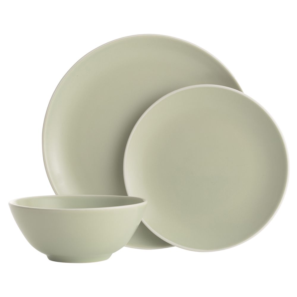 Mason Cash Classic Collection 12-Piece Dinnerware Set | Green