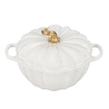 Le Creuset 4 Qt. Pumpkin Dutch Oven | White