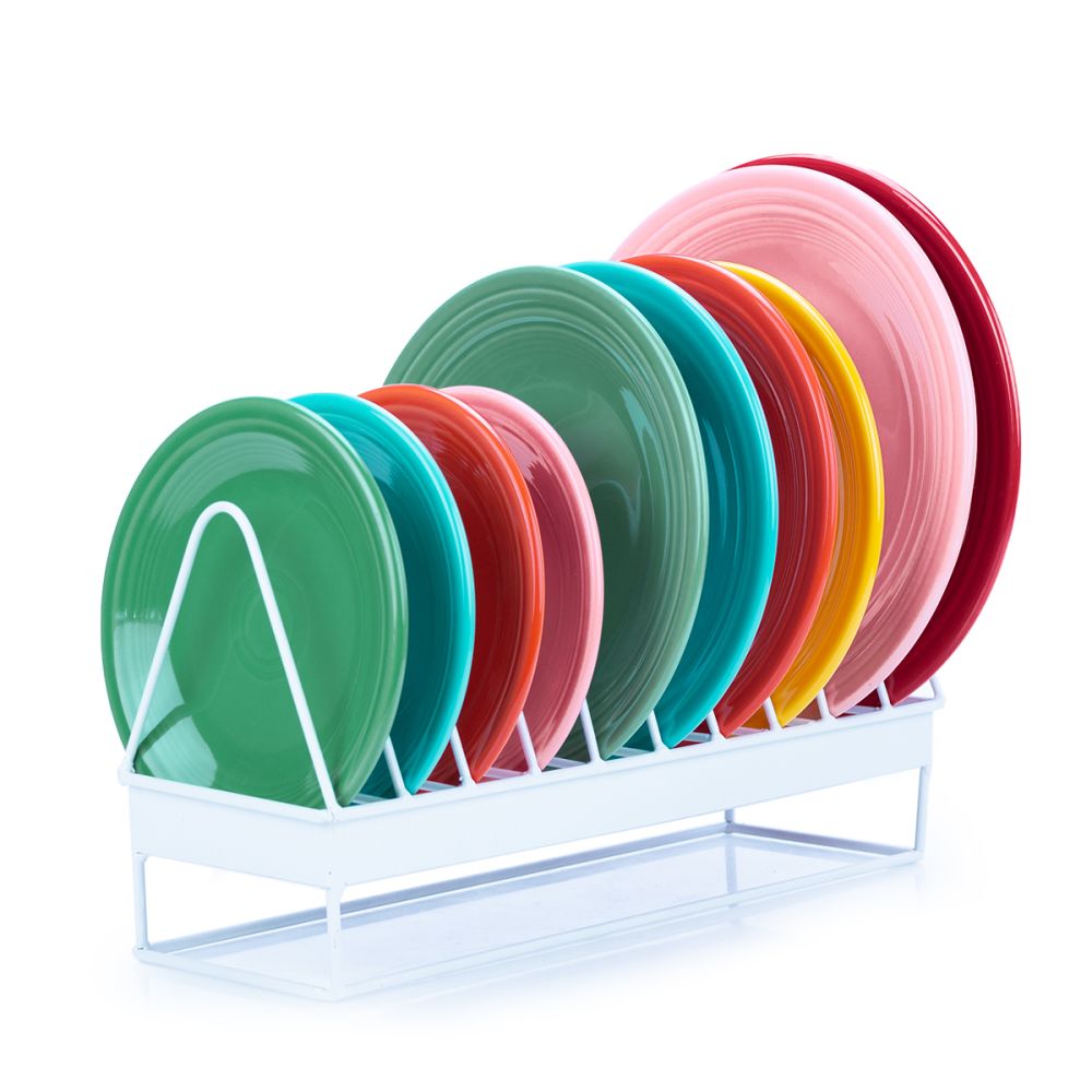 Tripar International 10-Slot Plate Display Rack | White