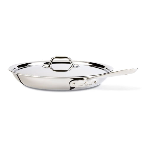 All-Clad D3 Stainless Steel Fry Pan & Lid | 12 