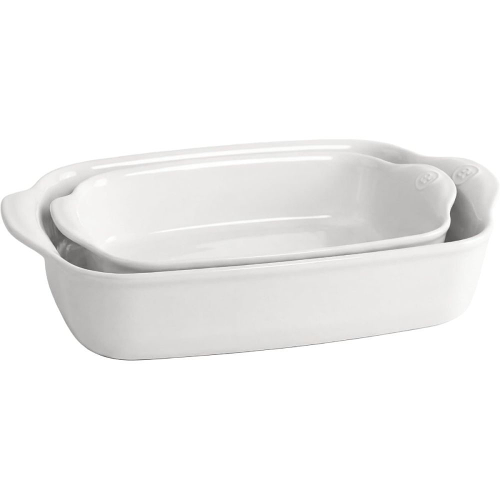 Emile Henry 2-Piece Small Rectangular Bakers | Flour