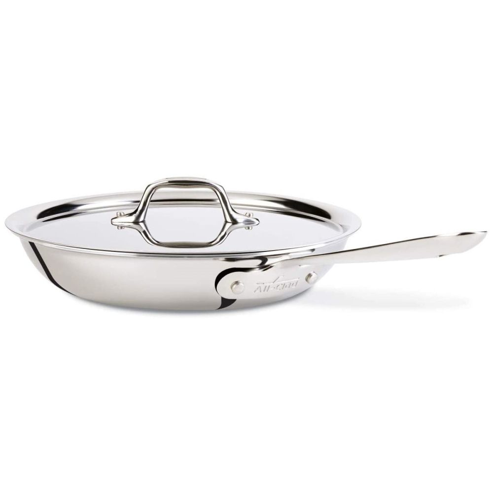 All-Clad D3 Stainless Steel Fry Pan & Lid | 10.5 