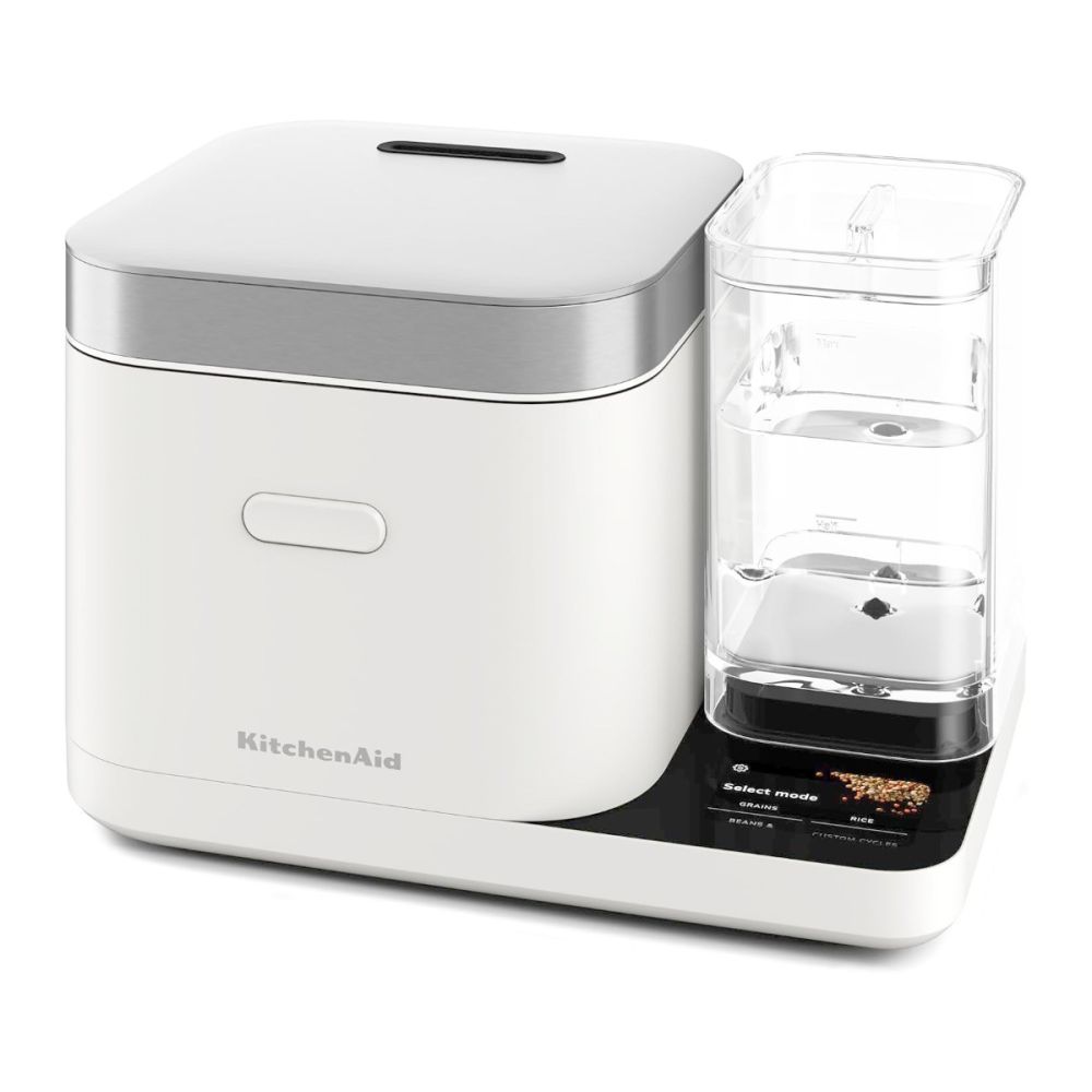 KitchenAid Grain and Rice Cooker | Porcelain White