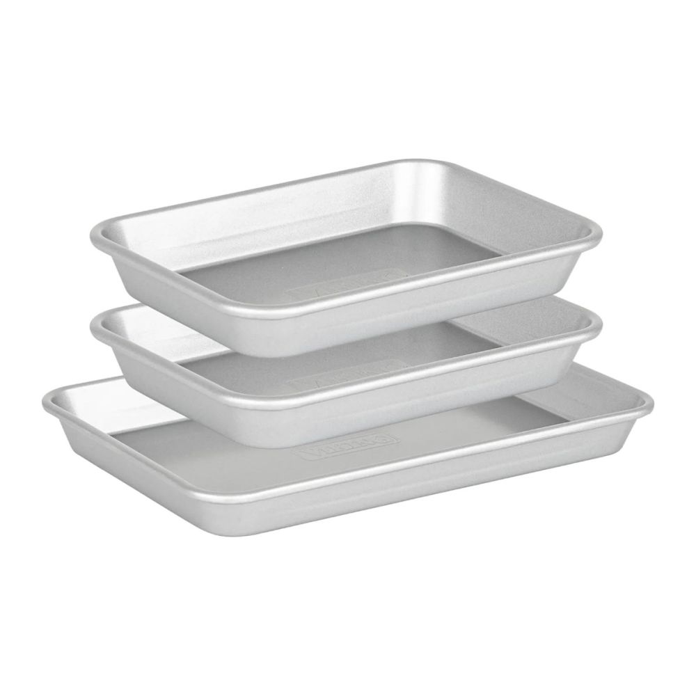 Viking Aluminized Steel Nonstick 3-Piece Nesting Baking Sheet Set