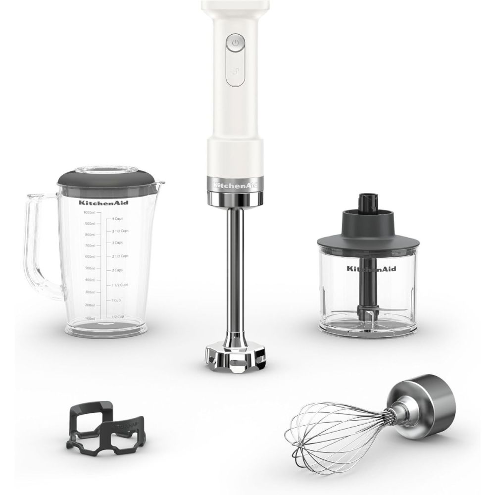 KitchenAid Go™ Cordless Hand Blender with Accessories (Battery Sold Separately) | Porcelain White