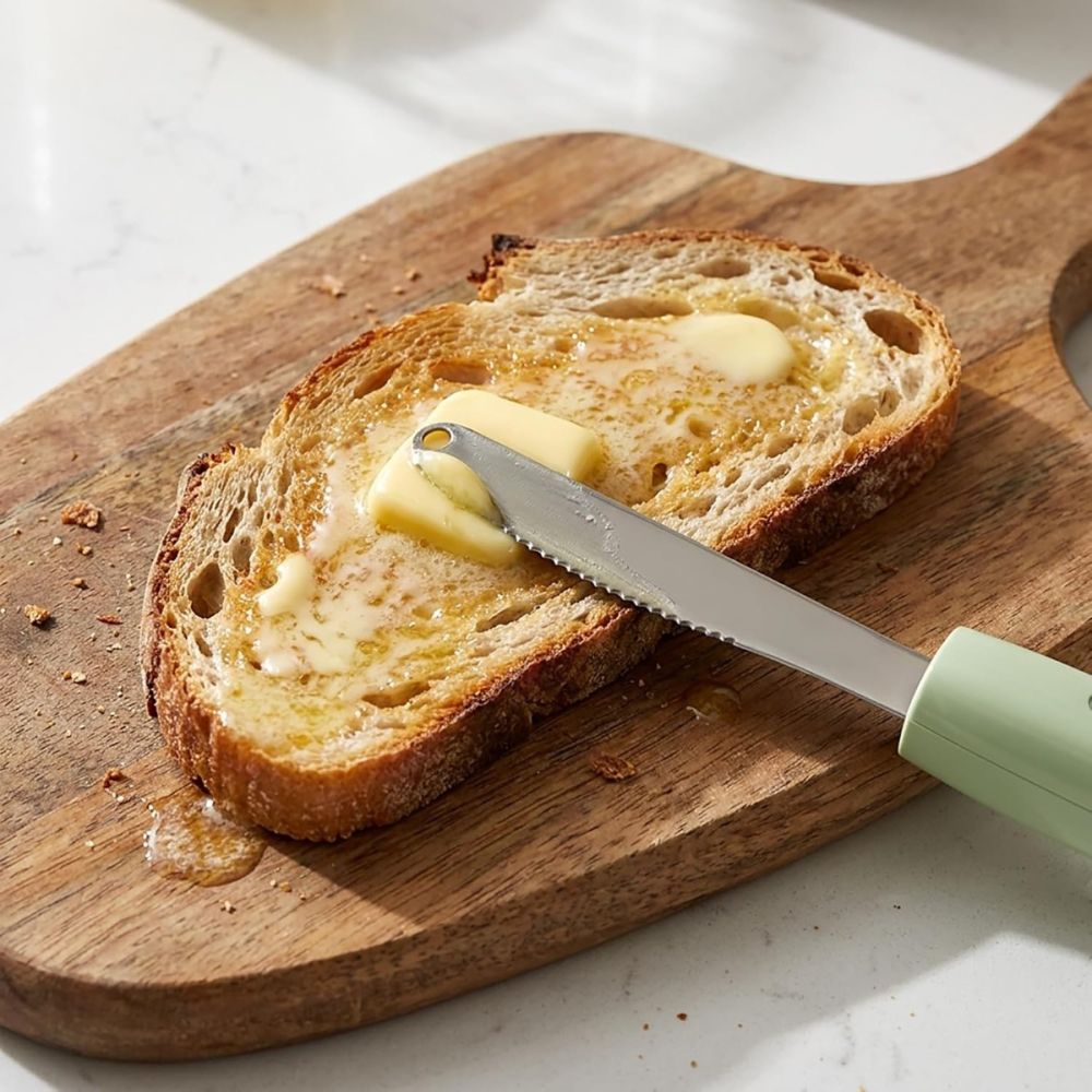 Henning Lee Heated Butter Knife | Moss Green - Additional view