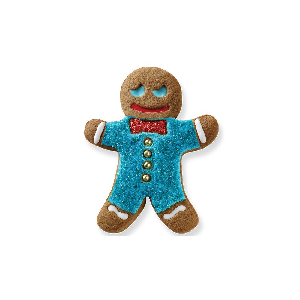 Tovolo Set of 3 Reversible Gingerbread Boy Cookie Cutters / Stamps - Additional view