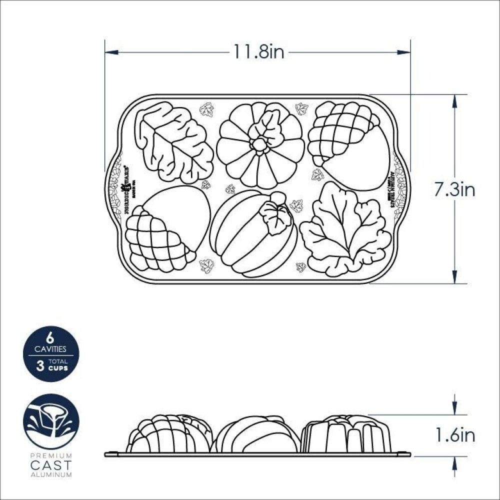 Nordic Ware Autumn Treats Pan - Additional view