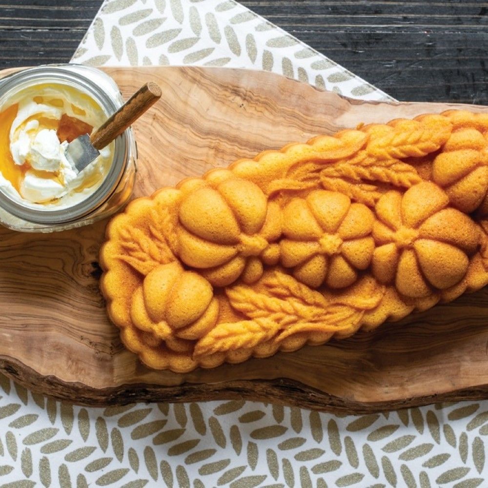 Nordic Ware Wheat & Pumpkin Loaf Pan - Additional view