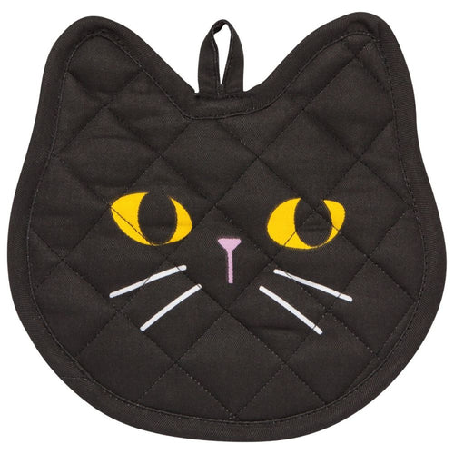 Danica Jubilee Black Cat Shaped Potholder