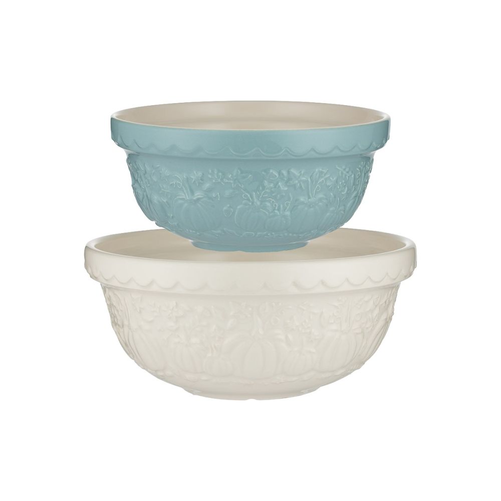Mason Cash In The Pumpkin Patch 2-Piece Mixing Bowl Set | First Frost