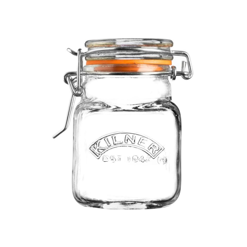 Kilner Swing Top Square Glass Spice Jar | 2.4oz