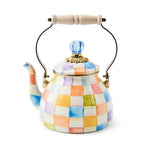 MacKenzie-Childs Tea Kettle Collective 2-Quart Tea Kettle | Confetti Check