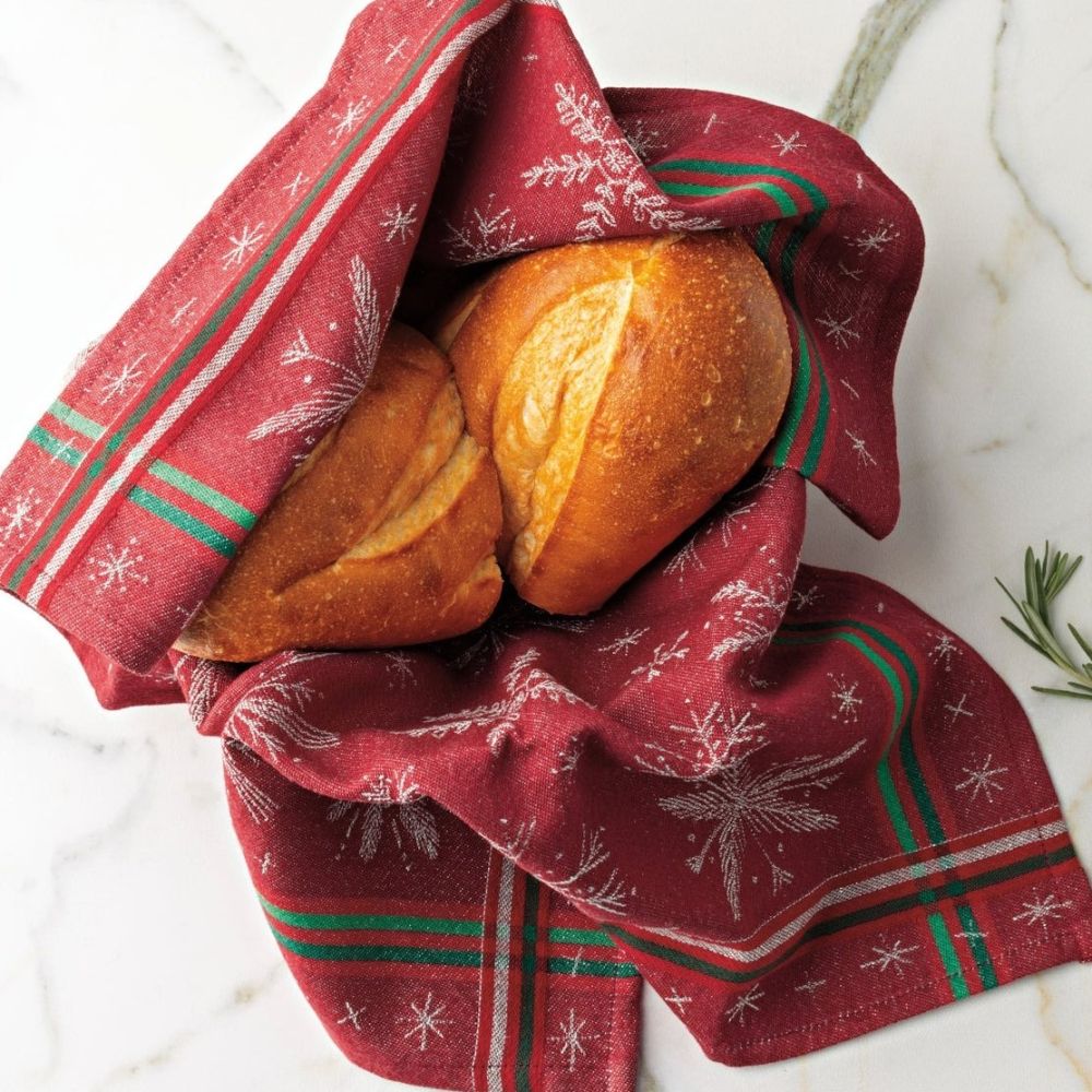 Now Designs by Danica Jacquard Dishtowel | Winterberry - Additional view