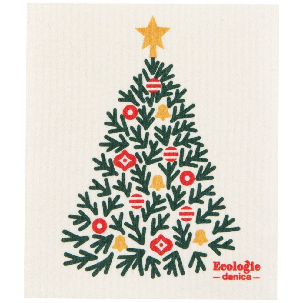 Ecologie by Danica Swedish Sponge Dish Cloth | Festive Fir