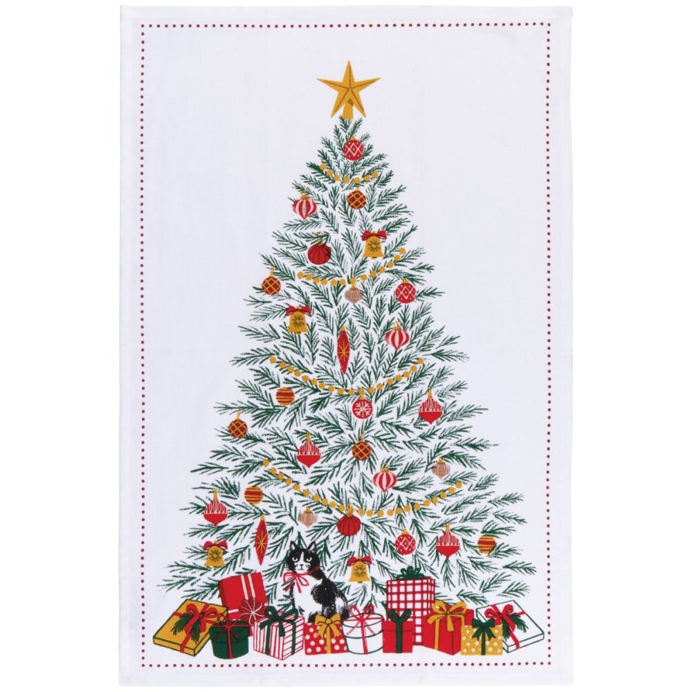 Now Designs by Danica Christmas Dishtowel | Festive Fir