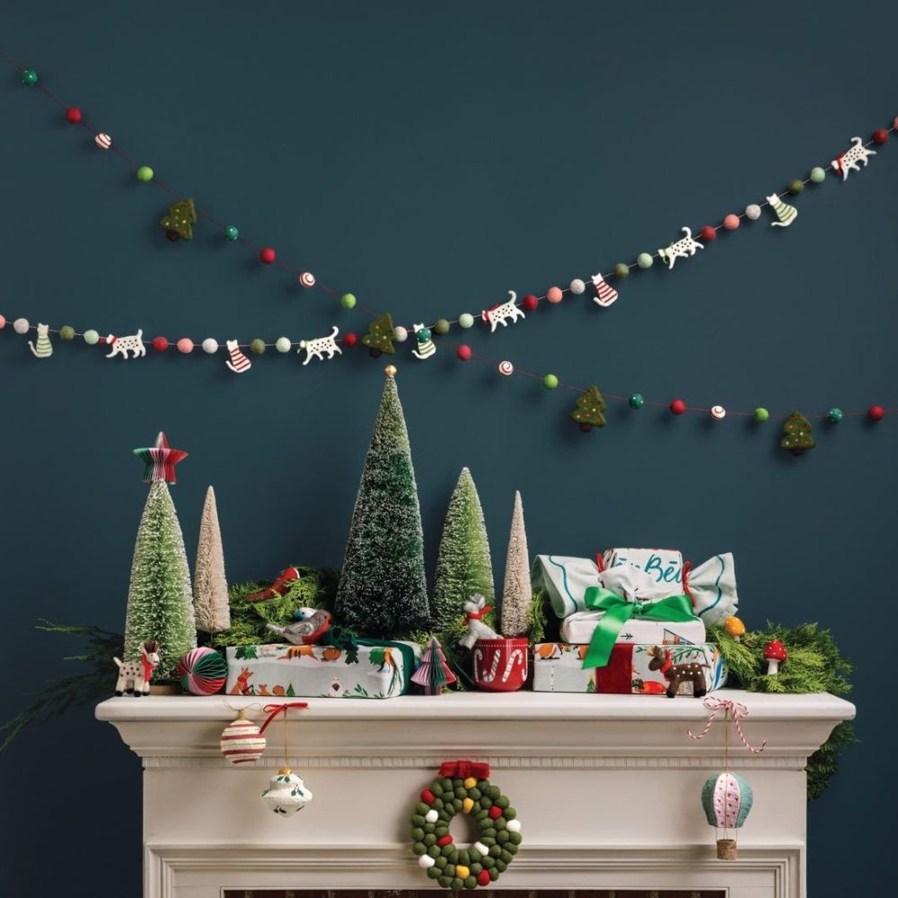 Danica Jubilee Felt Garland | Christmas Tree - Additional view