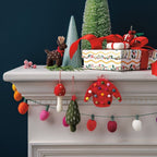 Danica Jubilee Christmas Felt Garland | Spirits Bright - Additional view