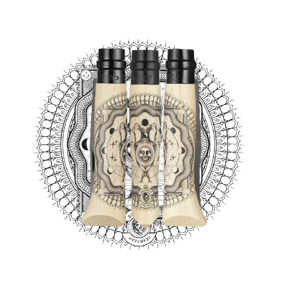 Opinel No. 8 Artist Limited Edition V Cosmos Folding Knife | Benjamin Jeanjean - Additional view