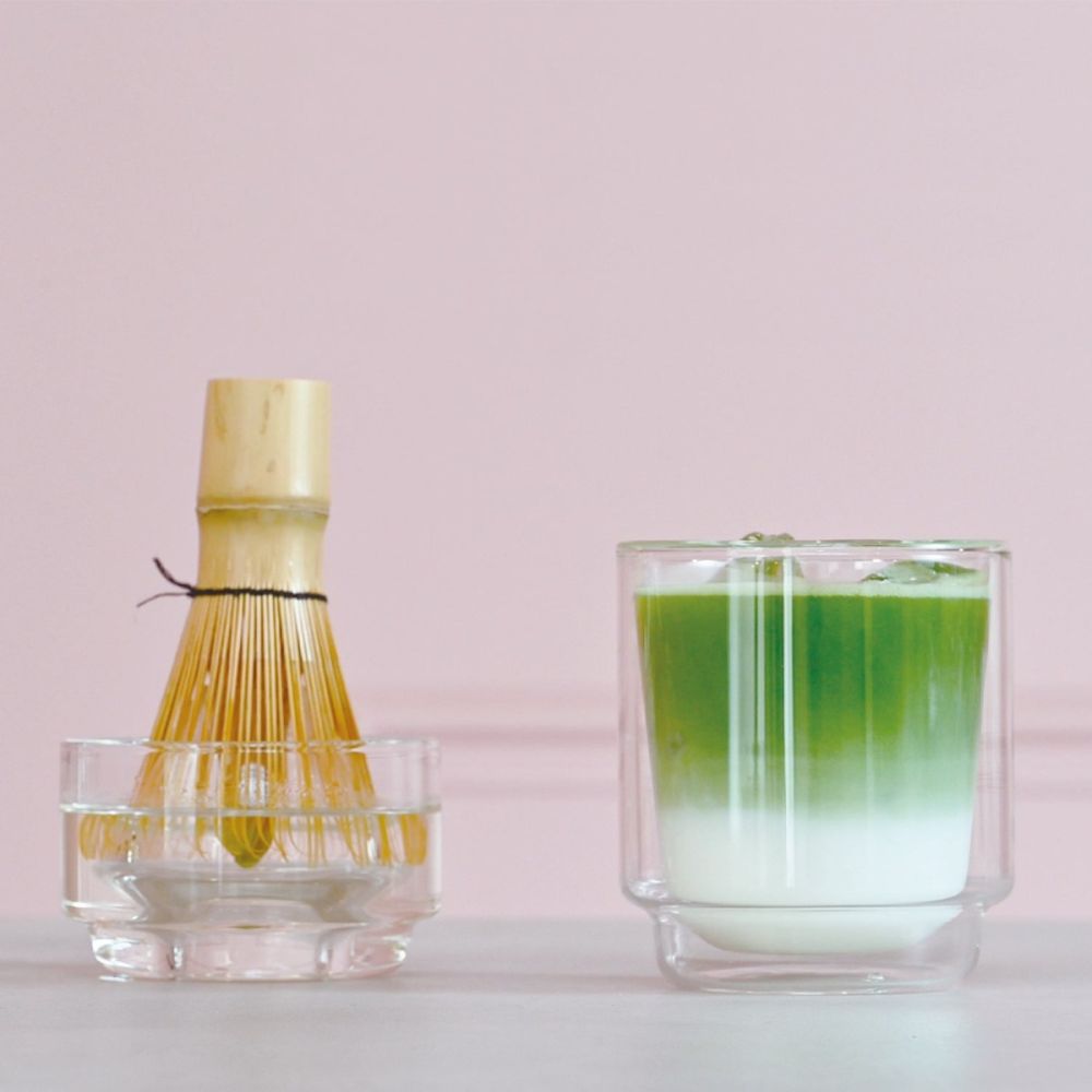 HARIO Double-Walled 12.5oz Matcha Cup | Clear - Additional view