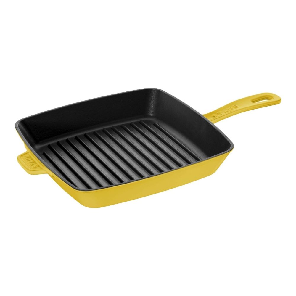 Staub 12  Square Grill Pan | Citron
