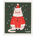 Ecologie by Danica Swedish Dish Cloth | Festive Feline