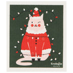 Ecologie by Danica Swedish Dish Cloth | Festive Feline