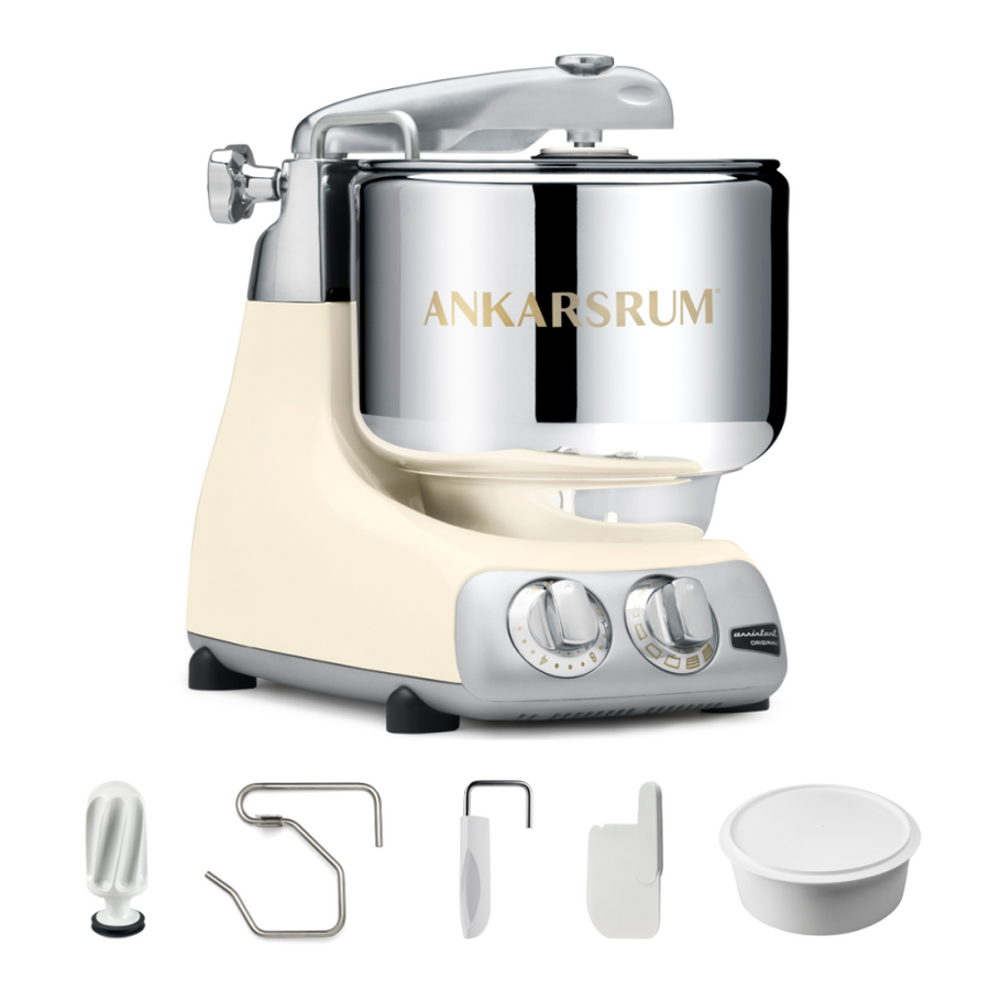Ankarsrum Essential Package Stand Mixer | Light Creme
