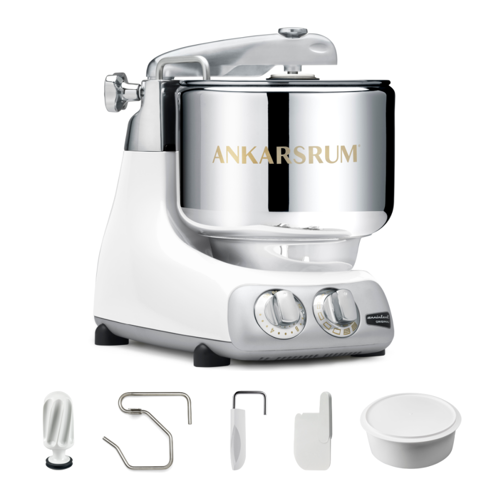 Ankarsrum Essential Package Stand Mixer | Gloss White