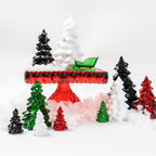 Mosser Glass Holiday Collection 2.75  Tree Figurine | Hunter Green - Additional view
