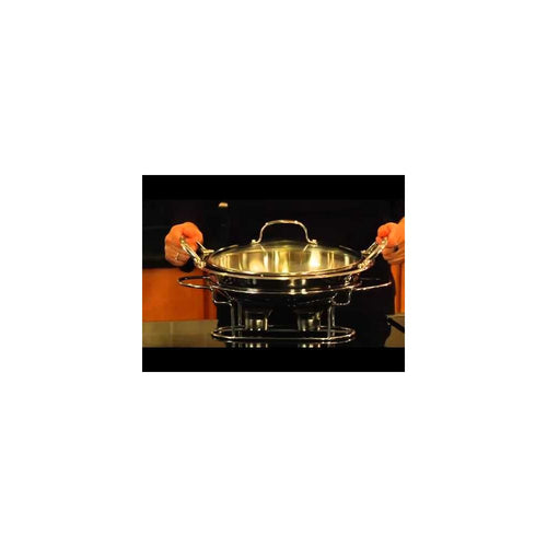 Cuisinart Classic Entertaining Stainless Steel Oval Buffet Server | 13.5  - Additional view