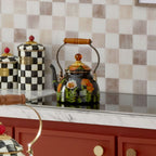 MacKenzie-Childs Tea Kettle Collective 2-Quart Tea Kettle | Poppy - Additional view