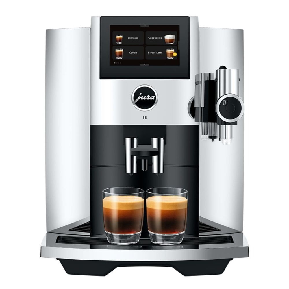 Jura S8 Automatic Coffee Machine | Chrome