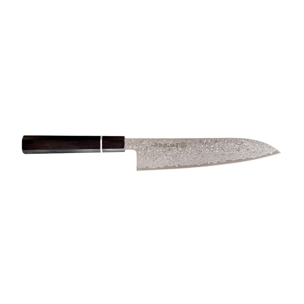 Kikuichi ZA69 Series 69-layer Damascus 7  Santoku Knife