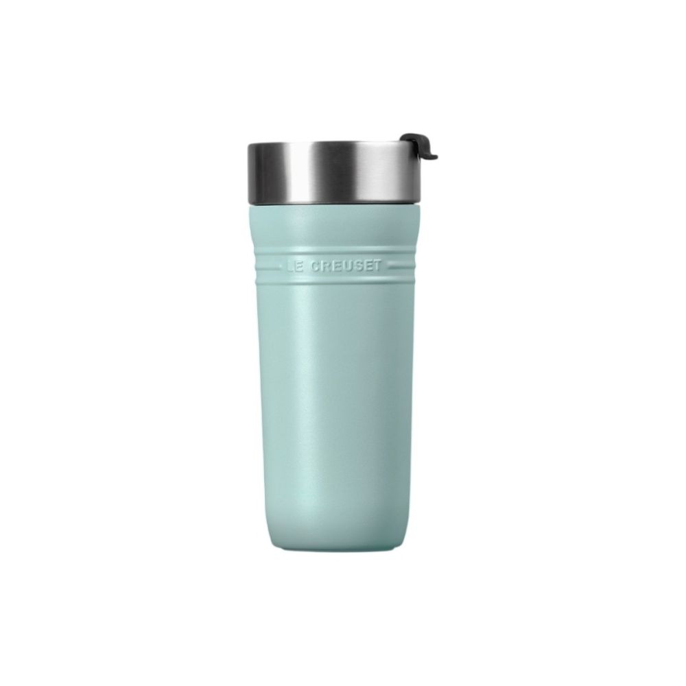 Le Creuset On The Go 12oz Stainless Steel Travel Mug | Sea Salt