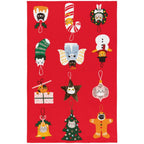 Danica Jubilee Christmas Dishtowel | Bauble Cats