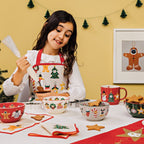 Danica Jubilee 14oz Christmas Everyday Bowls (Set of 4) | Bauble Cats - Additional view