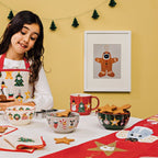 Danica Jubilee Christmas Dishtowel | Bauble Cats - Additional view