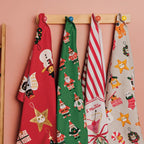 Danica Jubilee Printed Christmas Dishtowel | Bauble Cats - Additional view