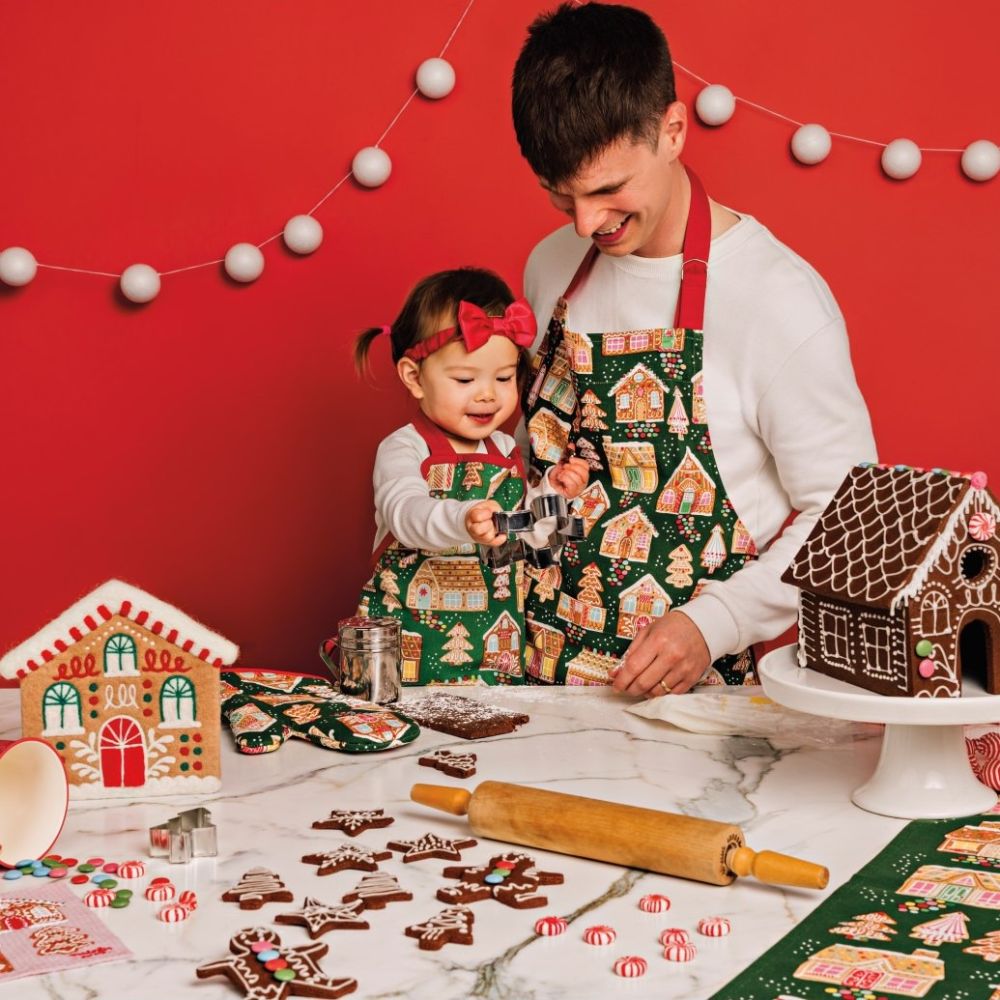 Danica Jubilee Christmas Oven Mitts (Set of 2) | Gumdrop Lane - Additional view